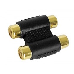 Coupleur 2xRCA femelle - 2xRCA femelle - 1