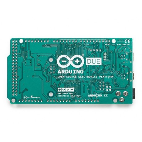 Face arrière de la carte A000062 Arduino DUE Face arrière de la carte A000062 Arduino DUE