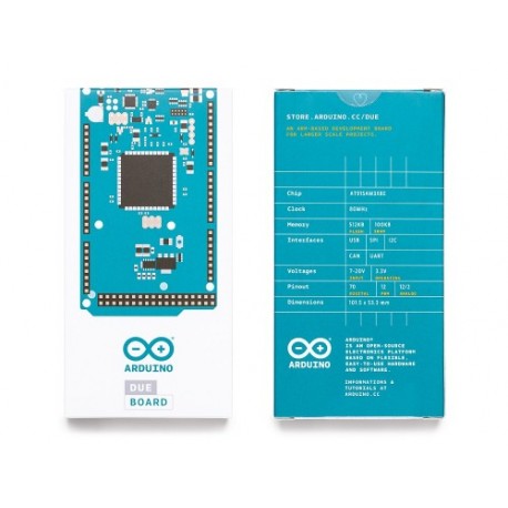 La boite en carton de l'rduino Due officiel A000062 La boite en carton de l'rduino Due officiel A000062