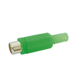 Connecteur RCA femelle (vert)  - 1
