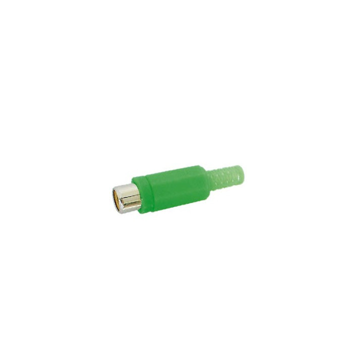Connecteur RCA femelle (vert)  - 1