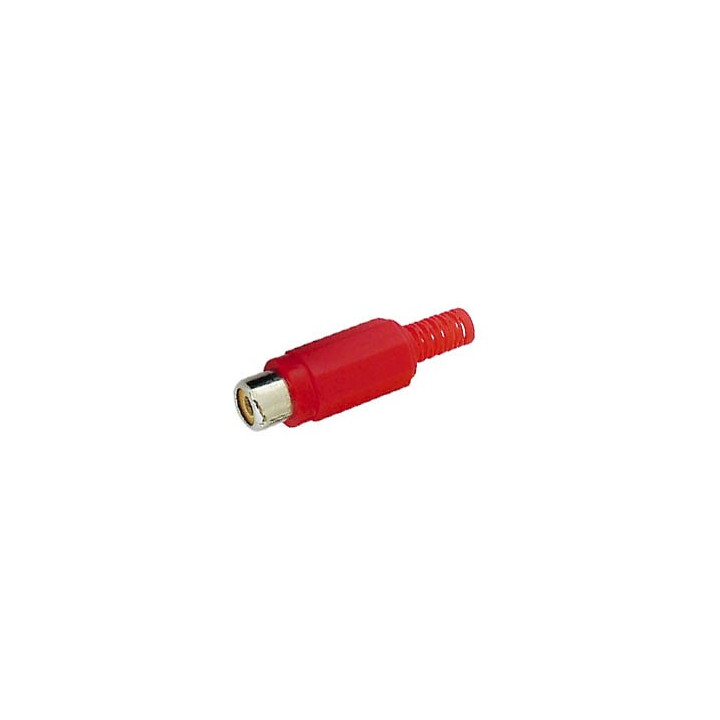 Connecteur RCA femelle (rouge)  - 1