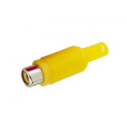 Connecteur RCA femelle (jaune) - 1