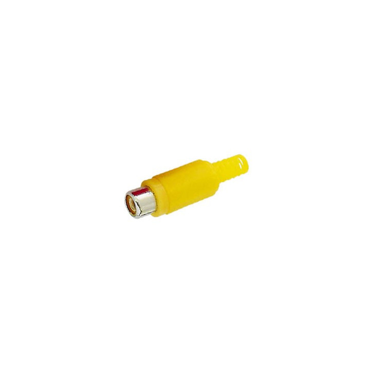 Connecteur RCA femelle (jaune)  - 1