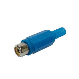 Connecteur RCA femelle (bleu)  - 1