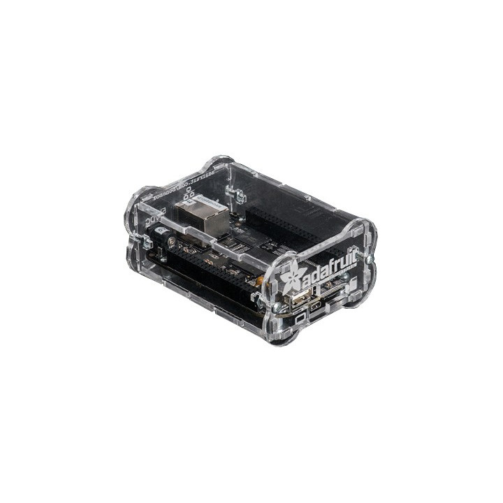 Le boitier assemblé avec une BeagleBone Black (non livrée)