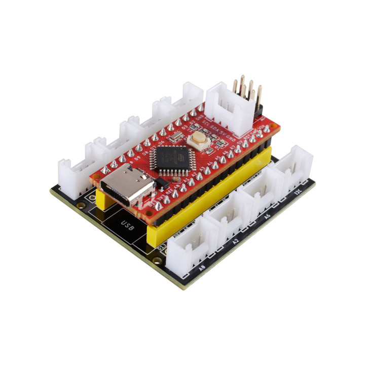 Exemple d'utilisation de la carte Grove Shield avec un module Seeeduino Nano