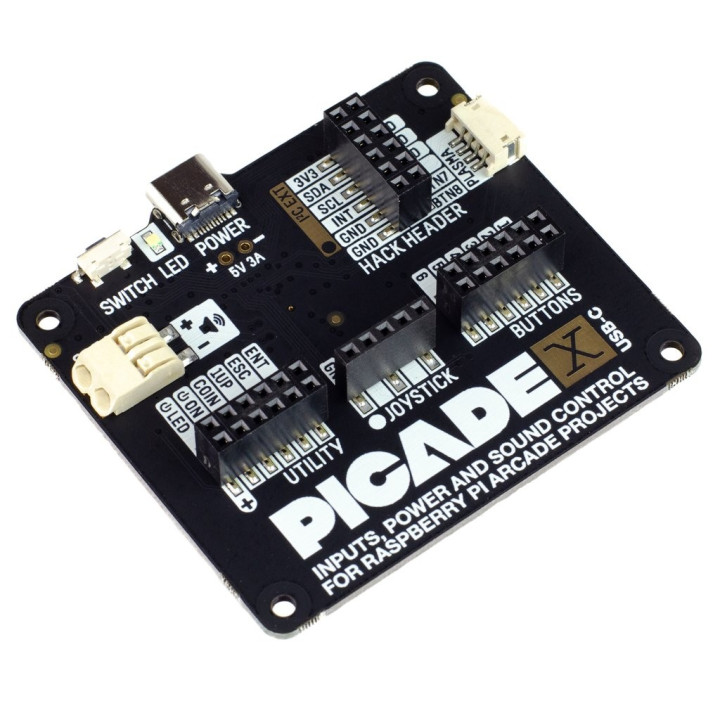 Platine de pilotage de la mini borne d'arcade PICADE 10"