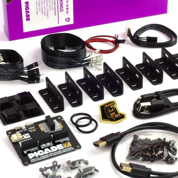 Contenu de la mini borne d'arcade PICADE 10"