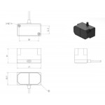 Dimensions du capteur de distance LiDAR TFmini Plus