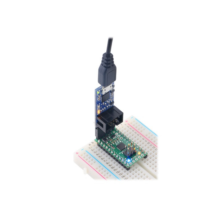 Exemple de programmation série TTL avec le programmateur Pololu USB AVR v2.1