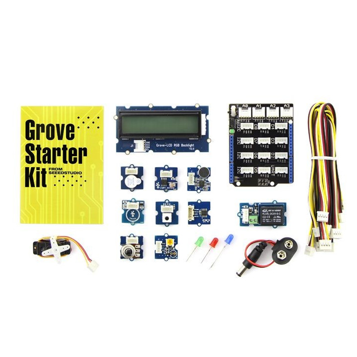 Contenu du Starter kit Grove Plus V3 110060024 (avec R.I.P)