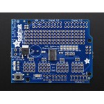 Face avant de la platine Shield I2C pour 16 servos ADA1411 Face avant de la platine Shield I2C pour 16 servos ADA1411