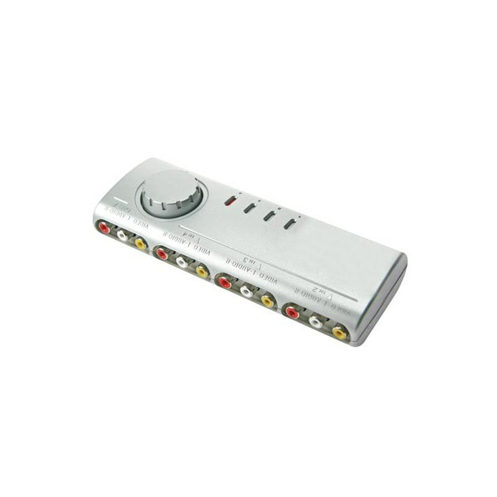 Commutateur audio/vidéo 4 voies  - 1