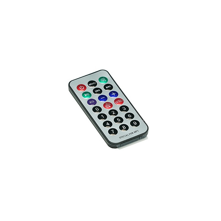 Détail de la télécommande IR livrée