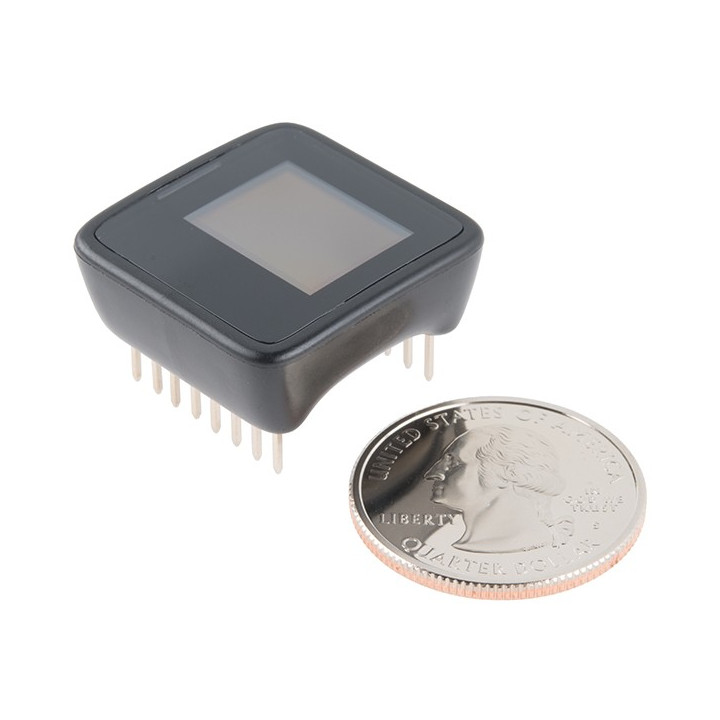 Idée de la dimensions de l'afficheur OLED MicroView DEV-12923