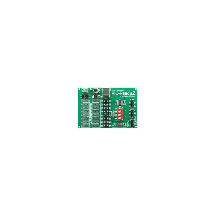 Platine d'expérimentation "PIC READY BOARD2" - Mikroelektronika