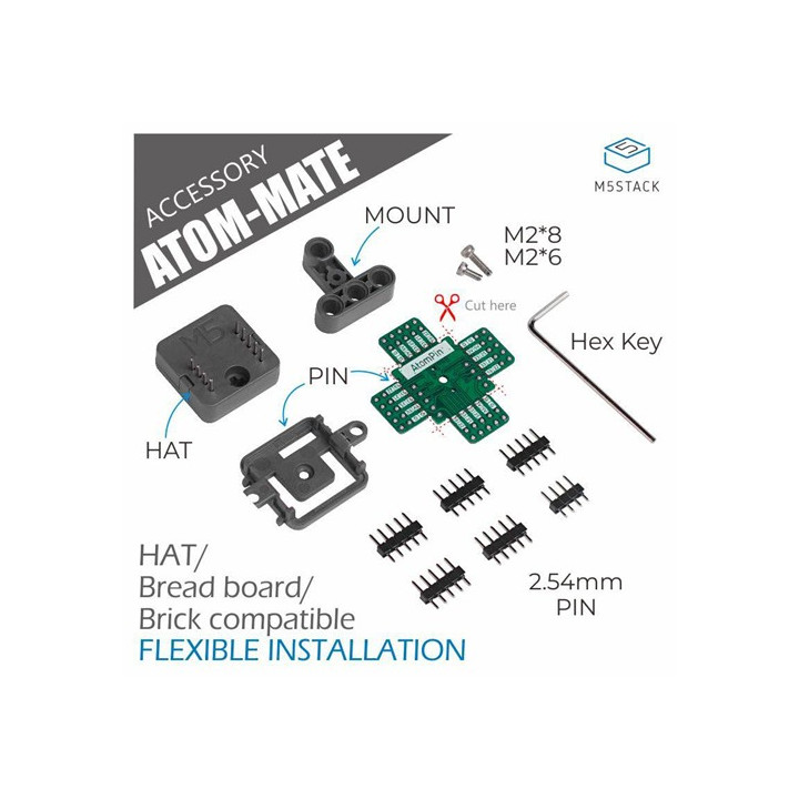 Détail du contenu de l'aptateur ATOM Mate pour ATOM