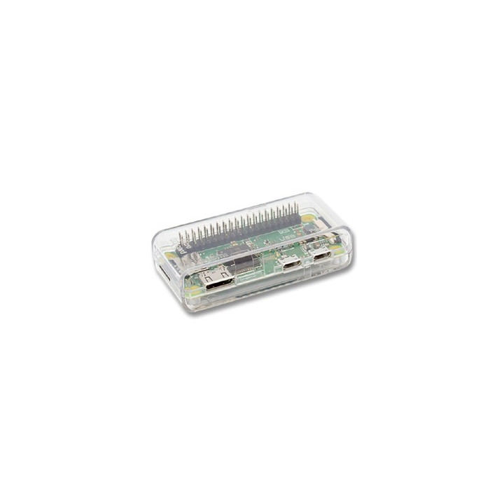 Boitier ABS pour Raspberry Pi Zero monté avec capot sans découpe GPIO