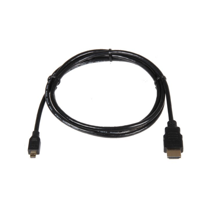 Cordon HDMI vers micro-HDMI droit (1.8 m) pour Raspberry Pi 4