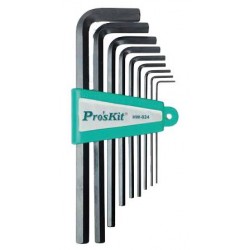 Jeu de 9 clés Allen 1,5 à 10 mm