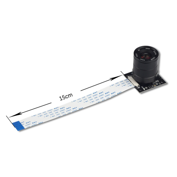 Caméra ArduCAM NOIRE 5 MP OV5647 et sa nappe