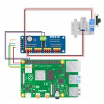 Raccordement de la platine de pilotage PWM avec la caméra ARduCam Pan Tilt et une Raspberry Pi Raccordement de la platine de pilotage PWM avec la caméra ARduCam Pan Tilt et une Raspberry Pi