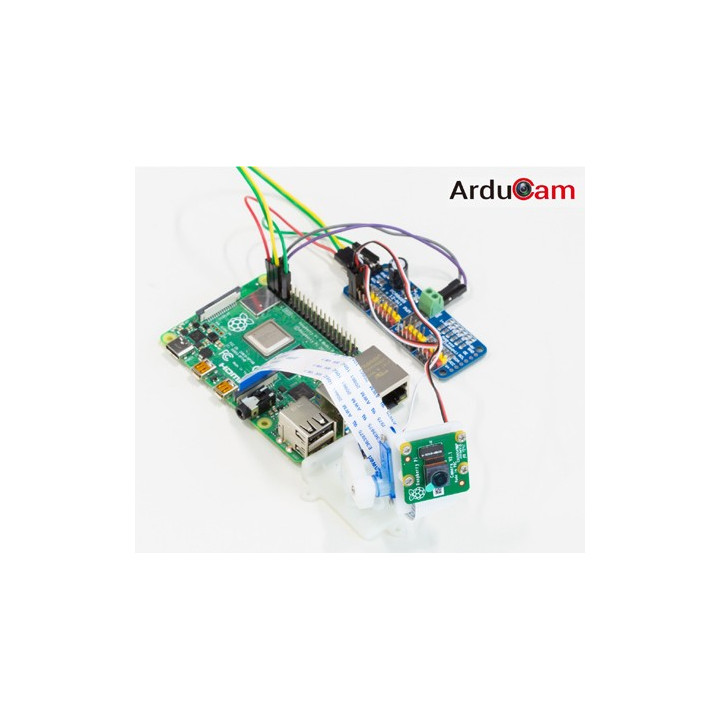 Exemple d'utilisation de la caméra ArduCam Pan Tilt 5 MP OV5647 avec un Raspberry Pi