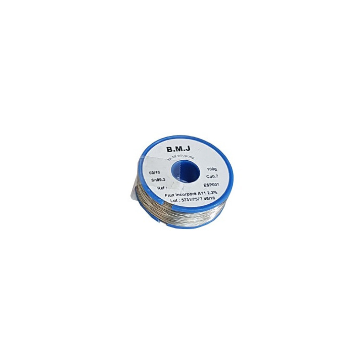 Bobine de soudure sans plomb (Sn 99,3% - Cu 7%)