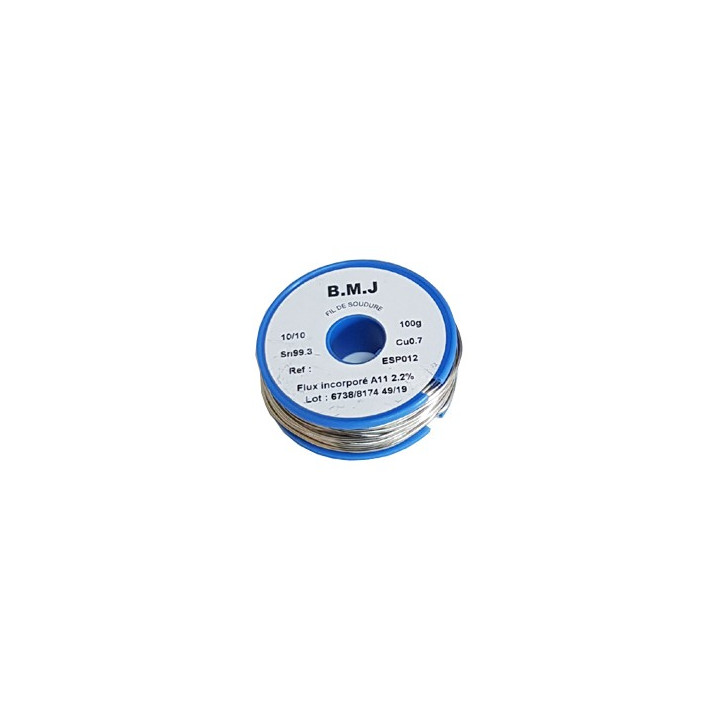 Bobine de soudure sans plomb (Sn 99,3% - Cu 7%)