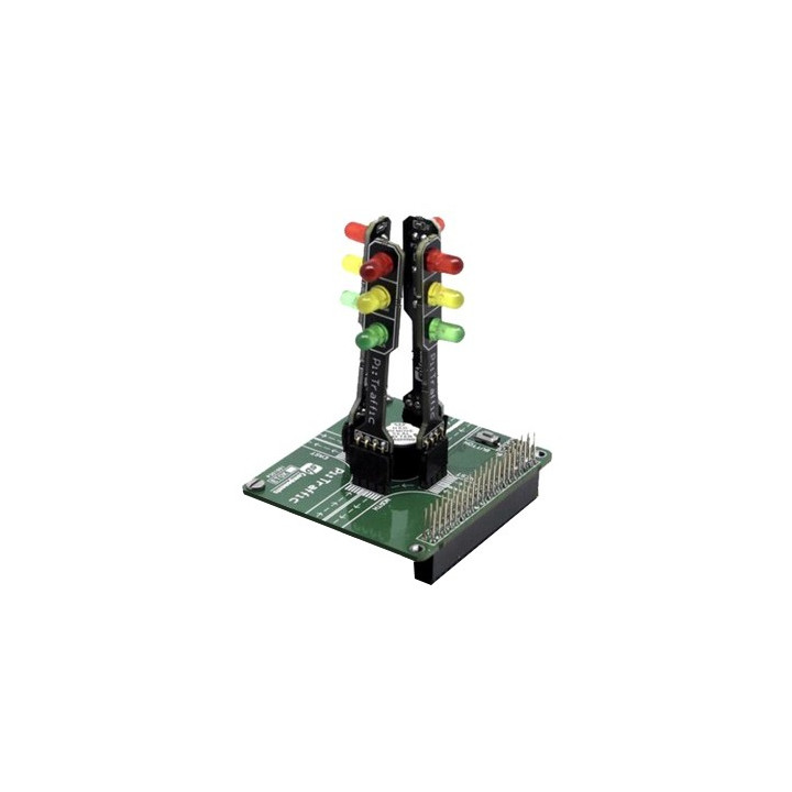 Platine feux tricolores pour Raspberry Pi prête à l'emploi
