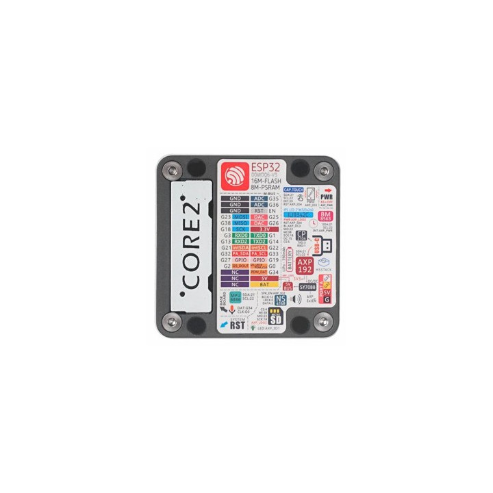 Face arrière du module Core2 ESP32 IoT K010