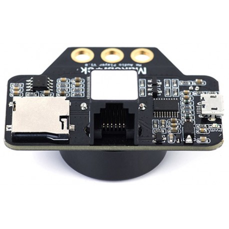 Vue sur le connecteur microSD du module Me Audio Player V1 P3010002 Vue sur le connecteur microSD du module Me Audio Player V1 P3010002