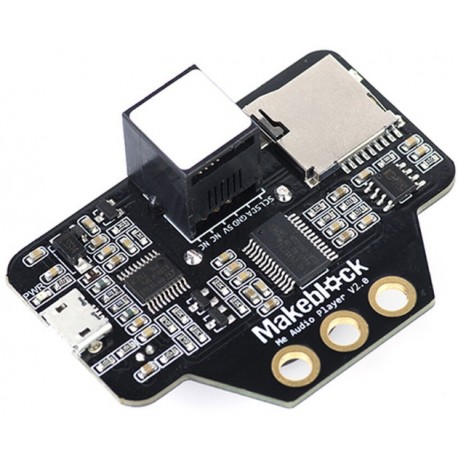 Vue de côté du module Me Audio Player V1 P3010002 Vue de côté du module Me Audio Player V1 P3010002