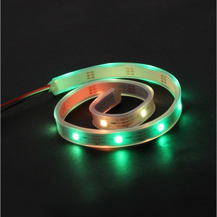 Exemple d'utilisation du ruban à Leds RVB adressables (50 cm) 13404