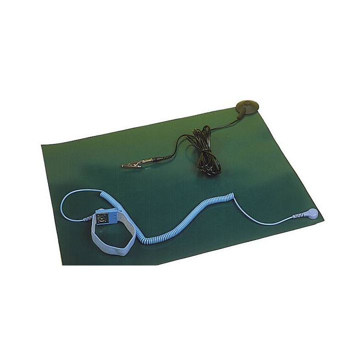 Kit tapis de table antistatique 30 x 40 cm