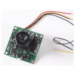 Caméra CCD couleur avec audio