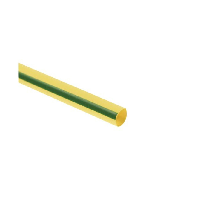 Gaine thermo rétractable 4.8mm (vert/jaune)