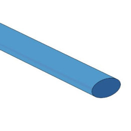 Gaine thermo rétractable 9.5mm (bleue)