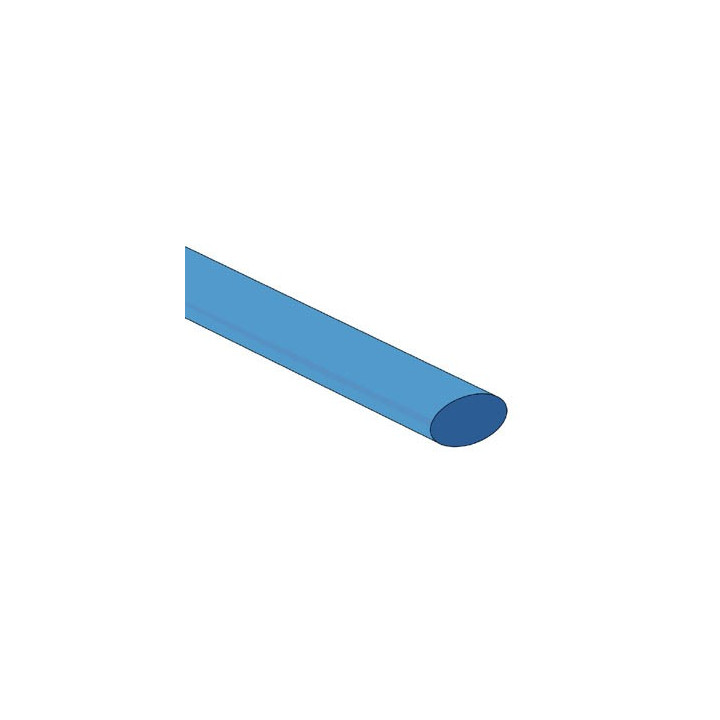 Gaine thermo rétractable 9.5mm (bleue)