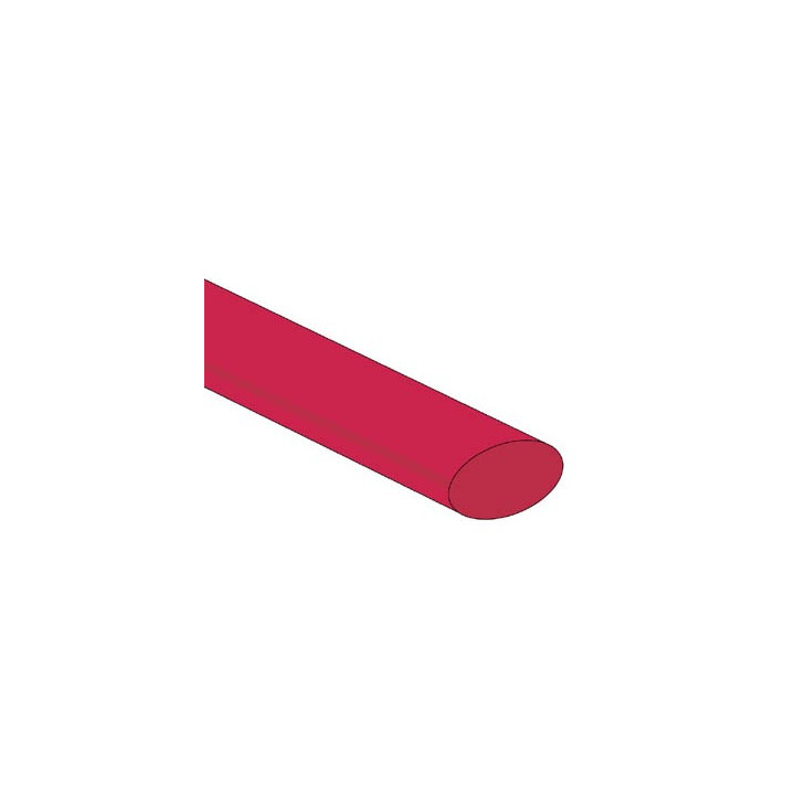 Gaine thermo rétractable 12.7mm (rouge)