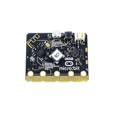 Face arrière de la carte micro:bit v2 Face arrière de la carte micro:bit v2
