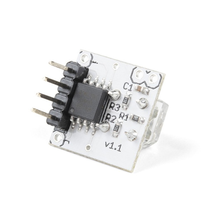 Vu de dessous de la Platine Led I2C BlinkM COM-08579