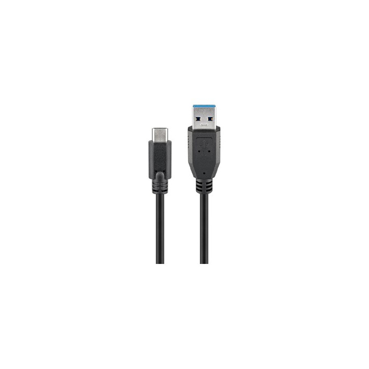 Cordon USB A mâle vers USB-C mâle (1,8m)