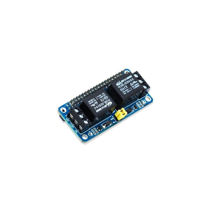 Platine 2 relais pour Raspberry Pi  - 5