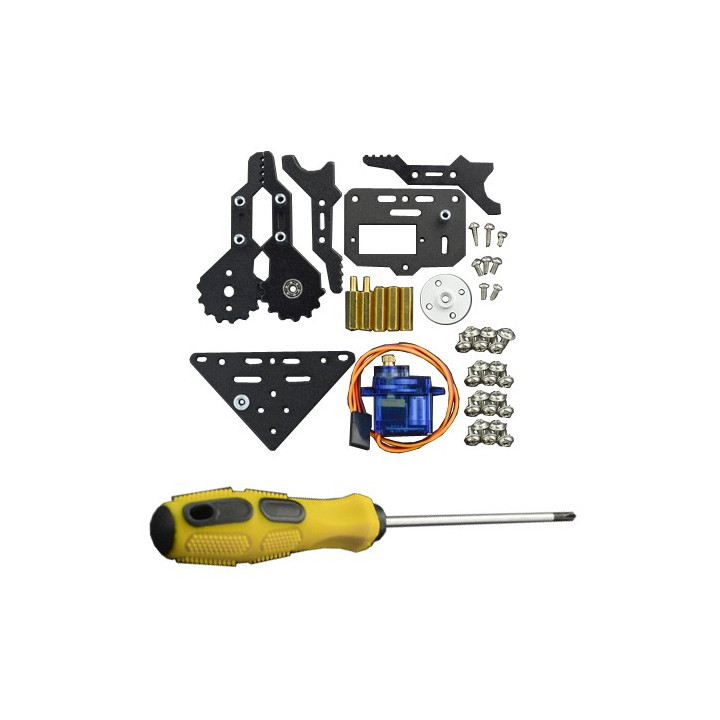Détail du contenu de la pince pour robot Maqueen ROB0156-B