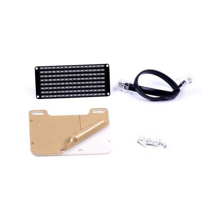 Détail des élément de la matrice à Leds 8 x 16 compatible grove