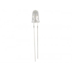 Led ultra blanche 5mm transparente 14000 mcd