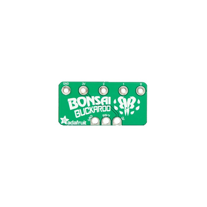 Face arrière de la platine d'interface de puissance 3V pour micro:bit Adafruit 4534 Bonsai Buckaroo