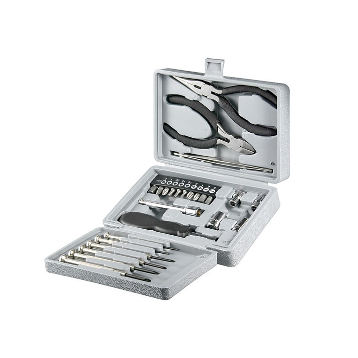 Mallette d'outillage pour électronique (25 pièces)